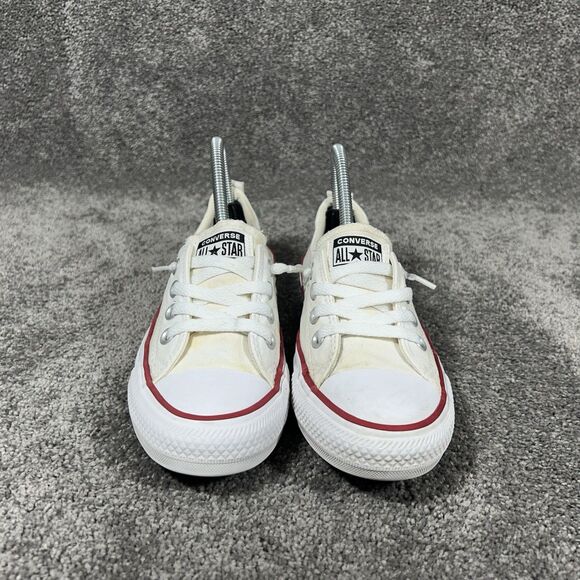 Converse Chuck Taylor All Star Shoreline 537084F Women’s Size 7 White Shoes Used - Picture 2 of 11